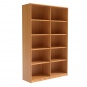 Bibliotheksregal 190 cm hoch, 126x40 cm (B/T), 8 Böden, 